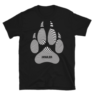 Optical Illusion Paw Short-Sleeve Unisex T-Shirt